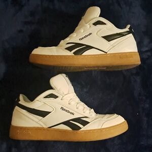 Reebok White and Black Sneakers